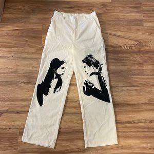 Romeo & Juliet cream corduroy trousers